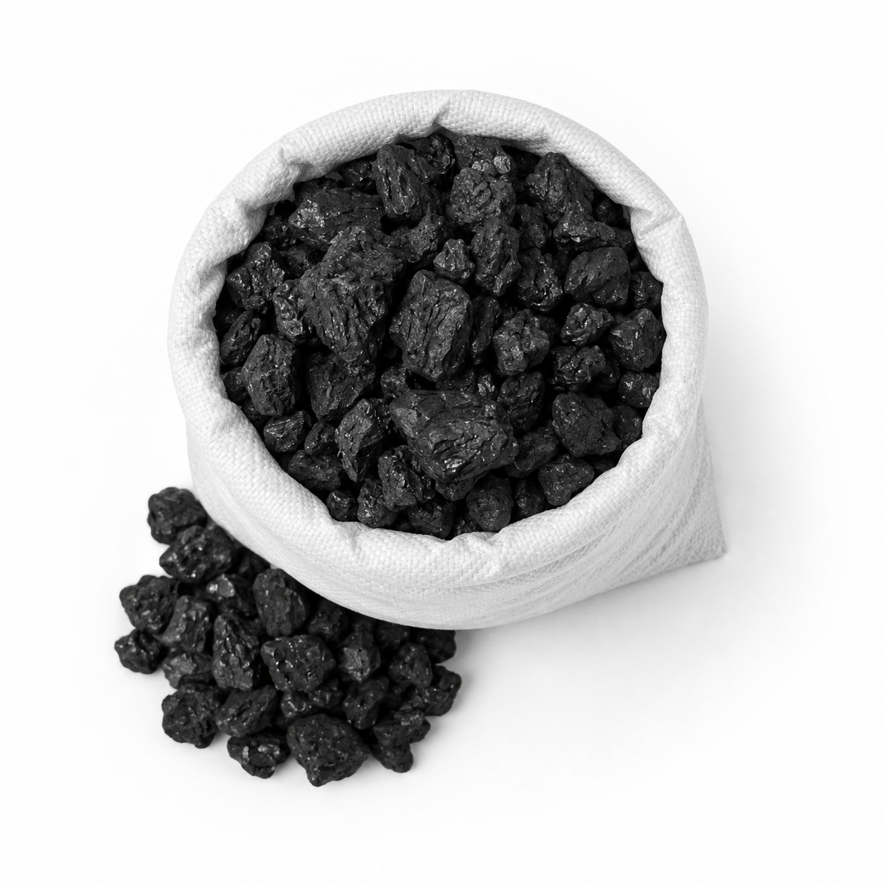 Premium hardwood charcoal in export sack